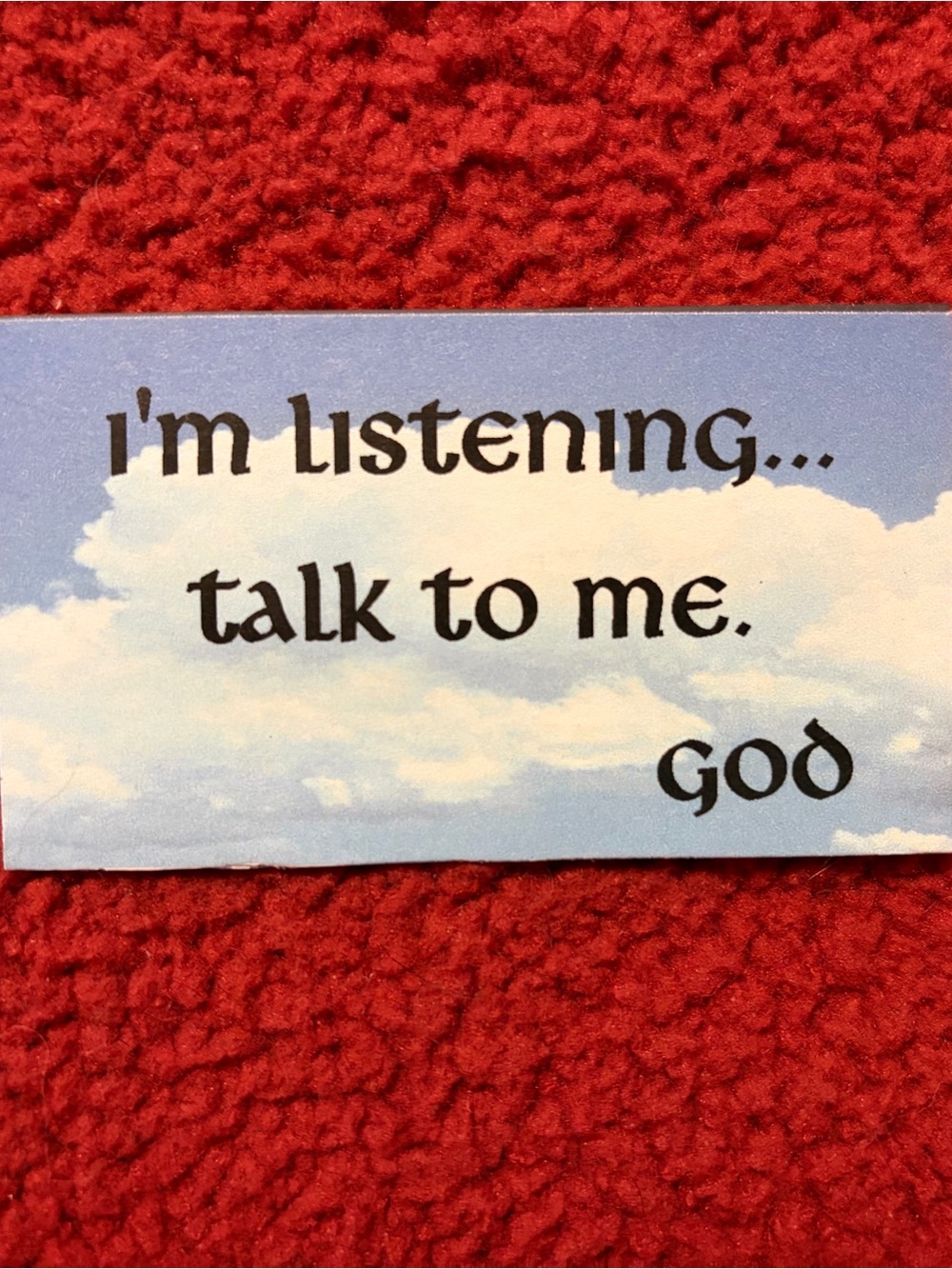 Messages from God magnet
